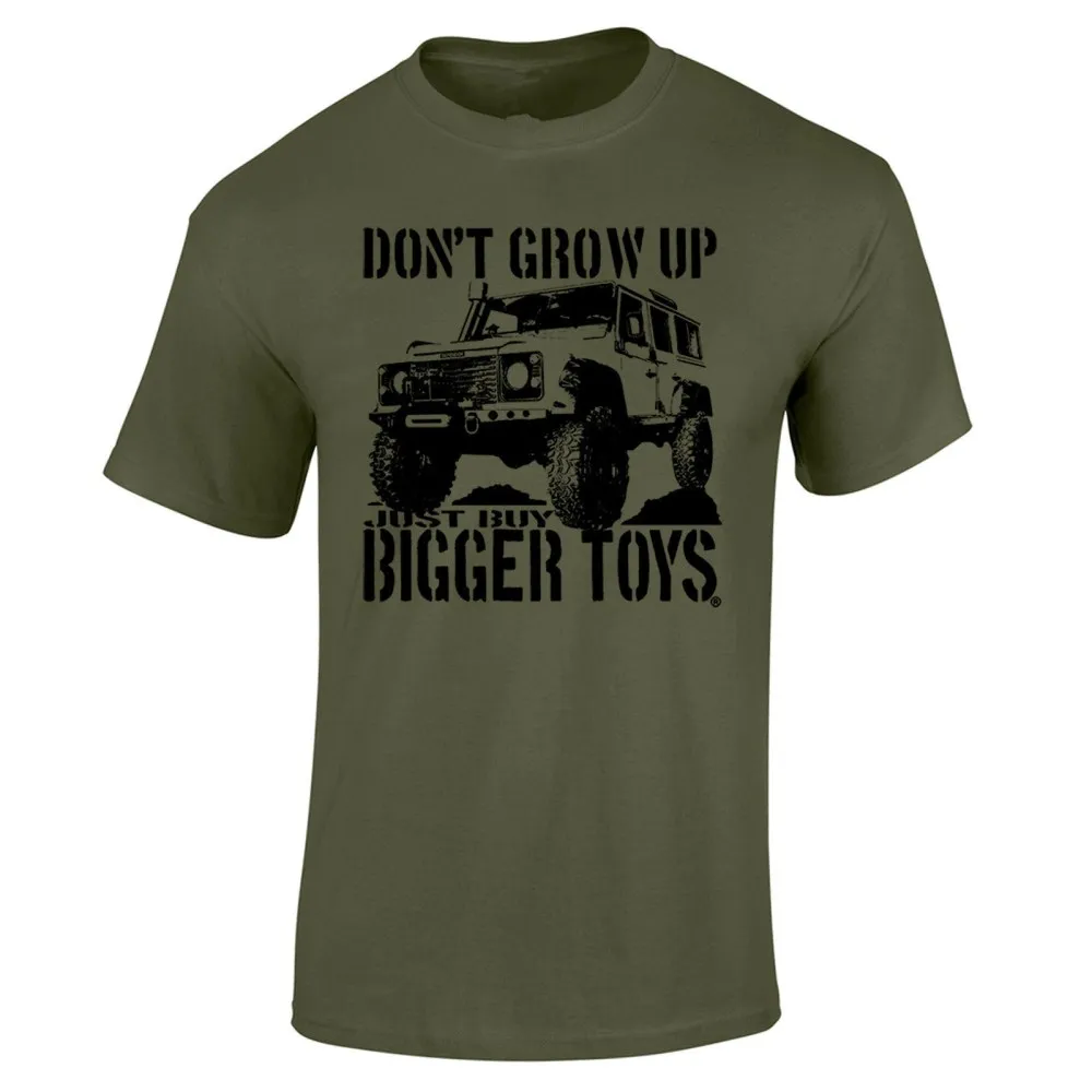 Summer Don't Grow Up Just Buy Bigger Toys T shirt Men Funny 4X4 Off