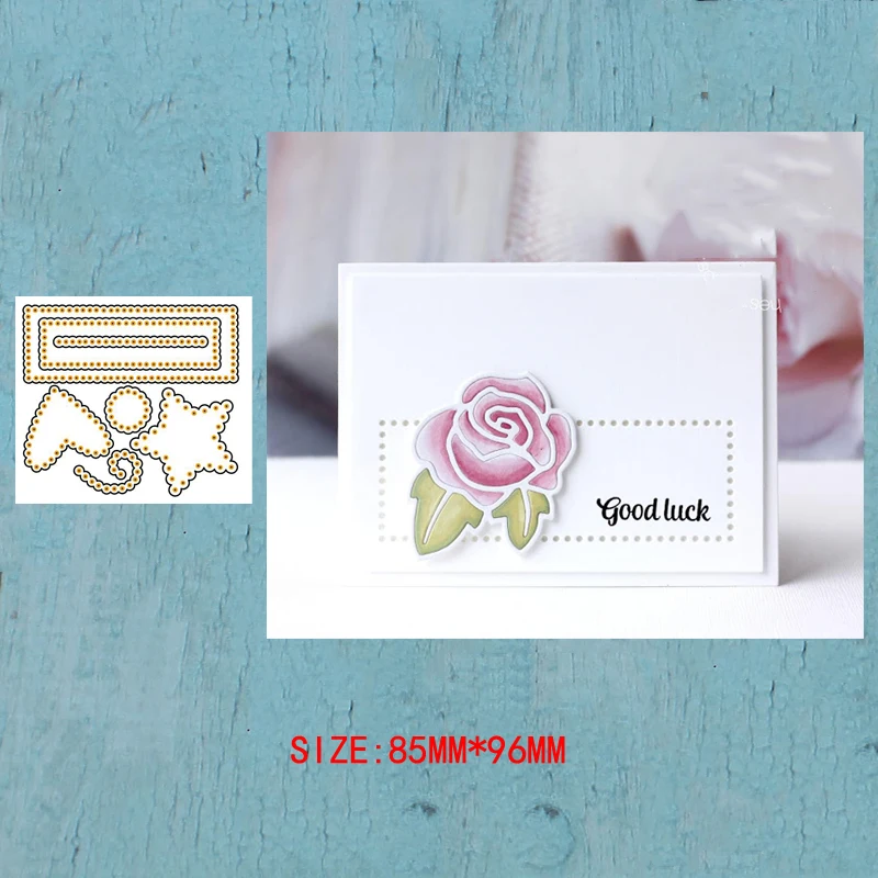 

LLove CCraft Metal Cutting Dies Stitching Basics Dies for DIY Scrapbook Album Paper Card Decorative Craft Embossing Die 2019 NEW