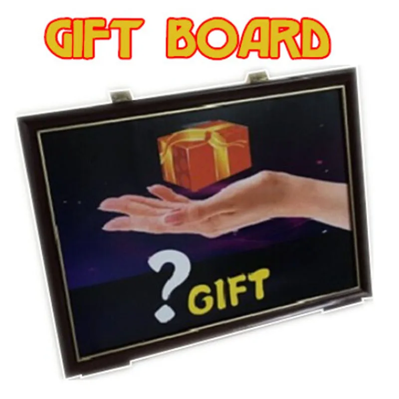 4D Gift Board Trick Magic Tricks Magician Take Gift box from Frame