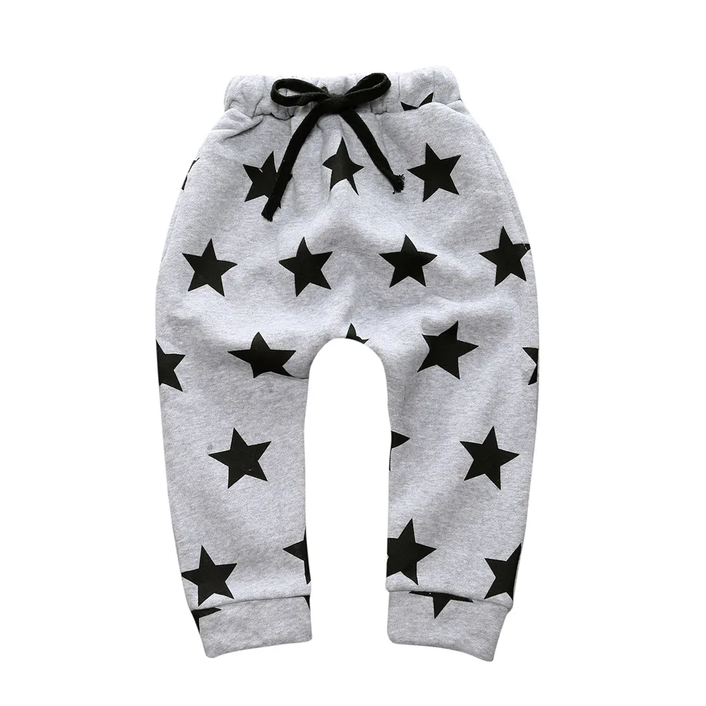 Штаны для мальчиков детские зимние утепленные штаны-шаровары с перекрестным принтом для девочек и мальчиков, Хлопковые Штаны для малышей DK0117-1