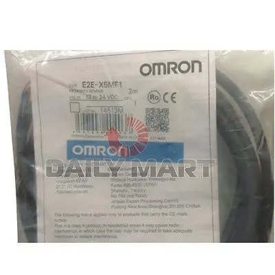 

DHL/EMS 2 LOTS New OMRON E2E-X5MF1 Standard Proximity Switch Sensor 12-24VDC, 5M