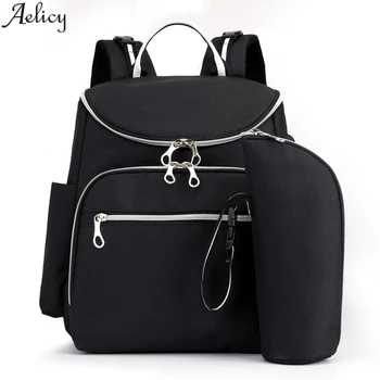 

Aelicy Mummy Bag With Usb Unisex Casual Canvas Backpack Large Capacity Bag Traveling Multifunctional Backpack Mochila Rucksack