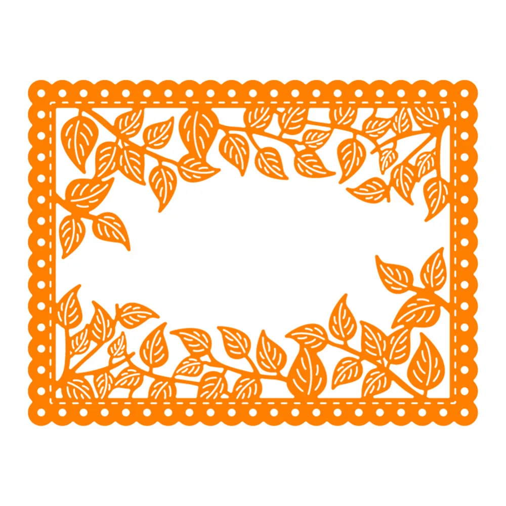Cutting Dies Leaves hollow border Nice Frame Metal Die Cutting Creat