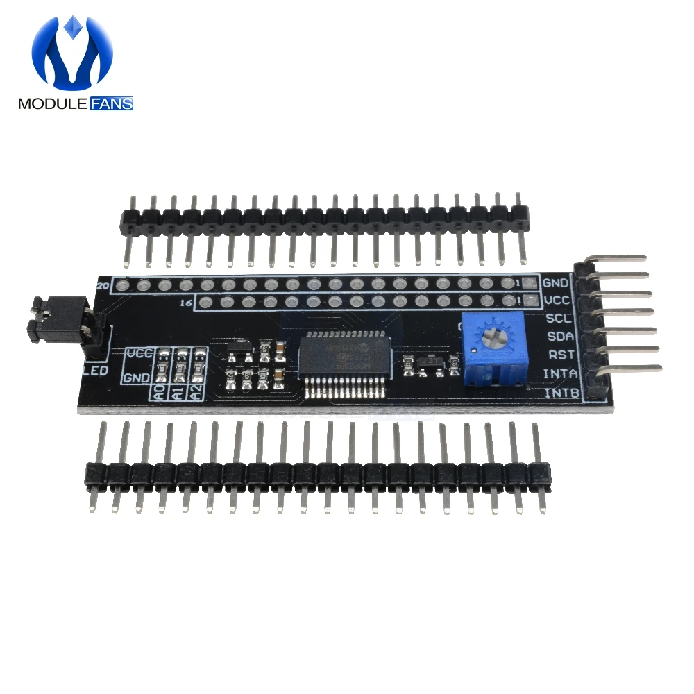 MCP23017 serial Interface module IIC I2C 16-bit I//O expander pins 10mhz Lo