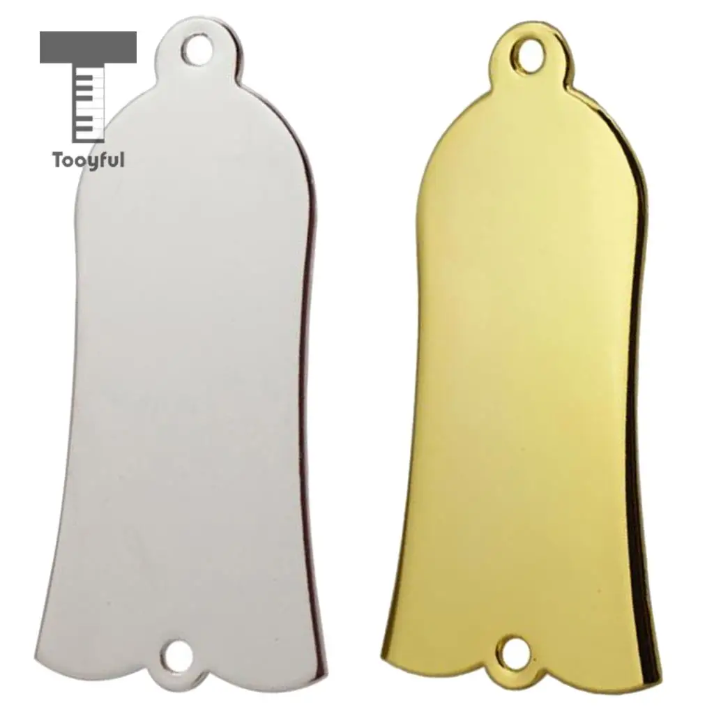Tooyful 2 pieces/set Bell Shaped Truss Rod Cover with 4 Pieces Screws for Les Paul Electric Guitar Parts 