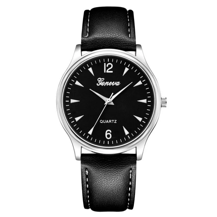 Reloj hombre мужские наручные часы Роскошные модные из искусственной кожи мужские s Blue Ray стекло кварцевые наручные часы relogio masculino montre