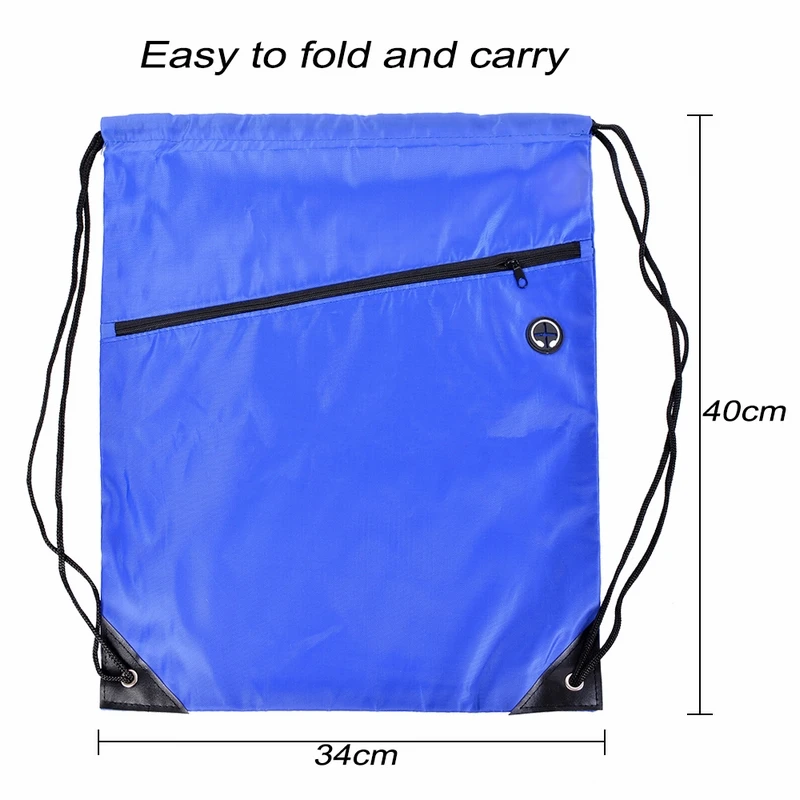 SHUJIN водостойкая сумка на шнурке однотонная Сумка-тоут для кемпинга Унисекс Рюкзак Легкая спортивная сумка повседневные спортивные