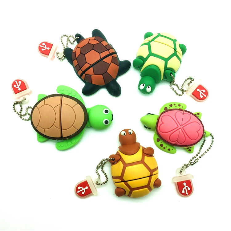 

USB Flash Drive Tortoise Pen Drive 4GB 8GB 16GB 32GB 64GB 128GB Animal Turtle USB Flash Pendrive Memory Stick Gifts