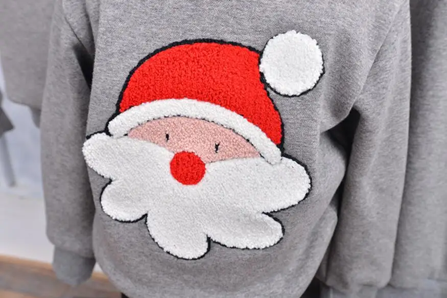 Одинаковые комплекты для семьи рождественская одежда детский свитер для мамы и ребенка худи для папы и ребенка флисовые топы худи для семьи одежда