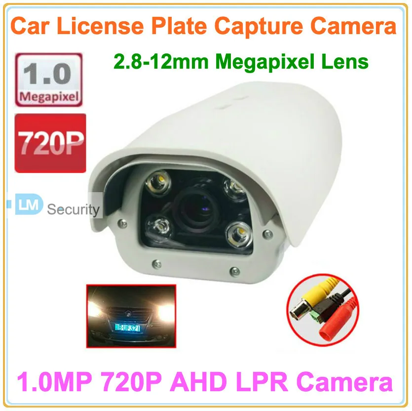 

Lihmsek Intelligent 2.8-12mm Auto Iris Megapixel Lens 1.0MP 720P AHD LPR Camera for car number automatic recognition parking lot