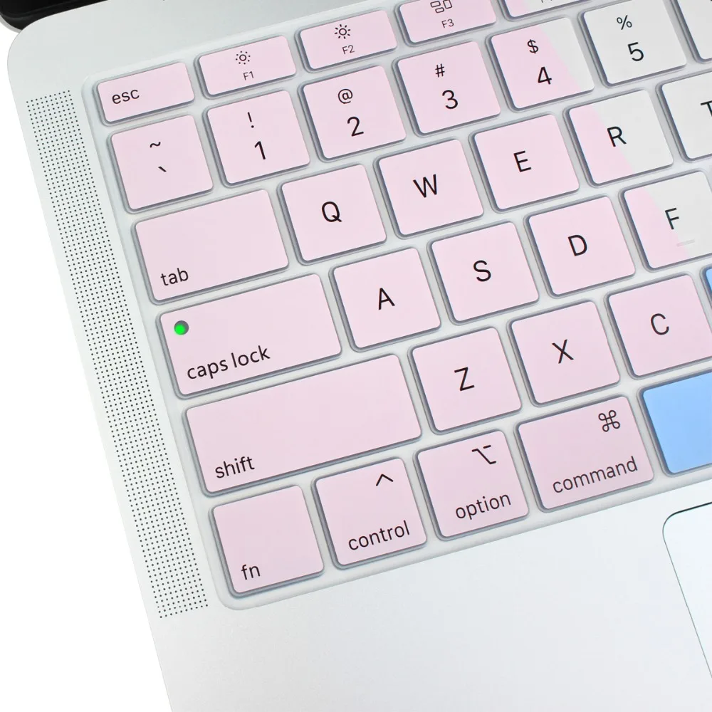 Силиконовый чехол-клавиатура для нового Macbook Air 13 13," с дисплеем retina& Touch ID модель A1932 Senerity синий в однотонный розовый