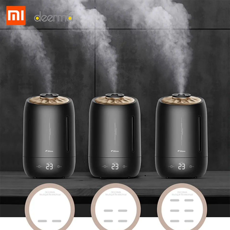 Xiaomi DEERMA Household Air Humidifier DEM-F600 Air Purifying Mist Maker Timing Intelligent F500 Touch Screen Adjustable Fog 5L  (6)_