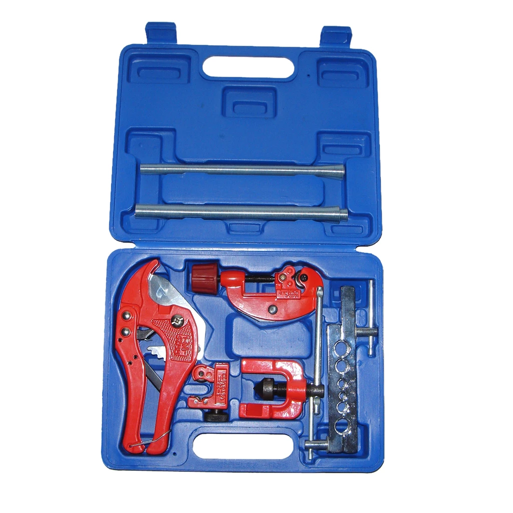 

Flaring Tool Kit PVC Pipe Cutter & Spring Tube Bender Copper Tube Cutter