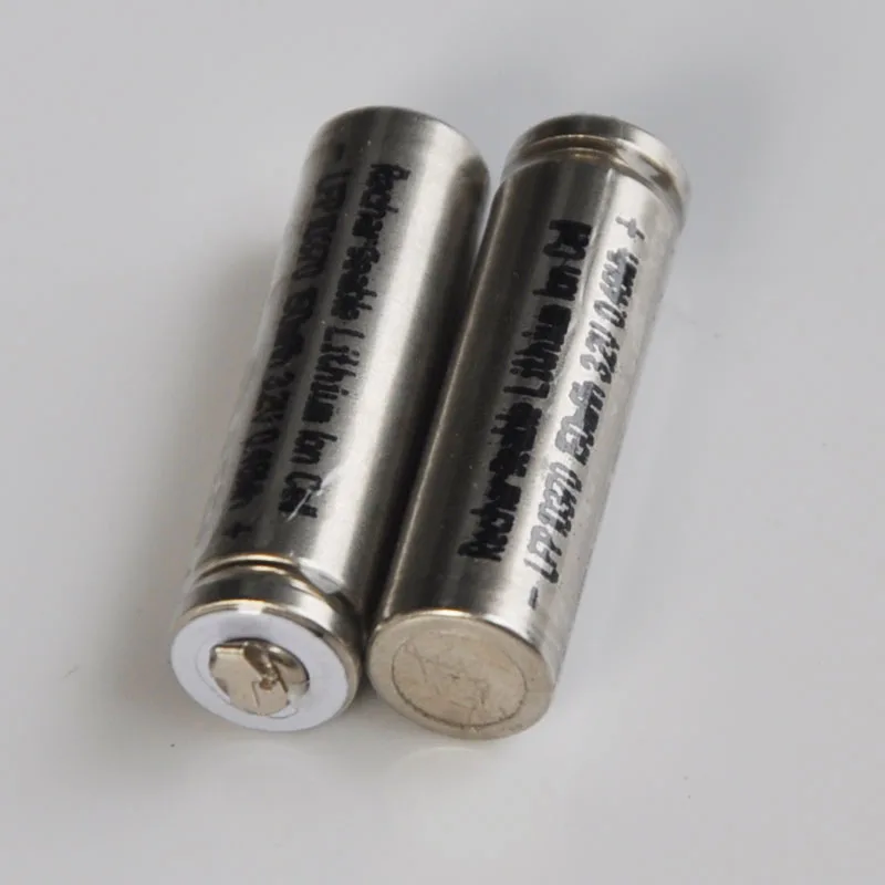 2-5 шт 3,2 в 10370 перезаряжаемая батарея LifePo4 10360 литиевые батареи с вкладками 150 мАч для электронных сигарет