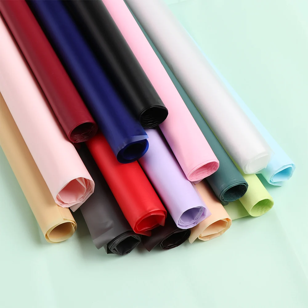 

1PC Korean Style Color Translucent Waterproof Paper Wrapping Flower Wrap Paper Christmas Gift Wrapping Paper Wedding Gift Pa