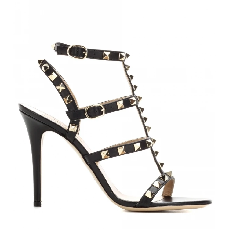 

Hot! New Fashion Women's Shoes Summer Stiletto Heel Sandals Gladiator Studded Pumps Sexy Women's Sandals Luxury Chaussures Femme