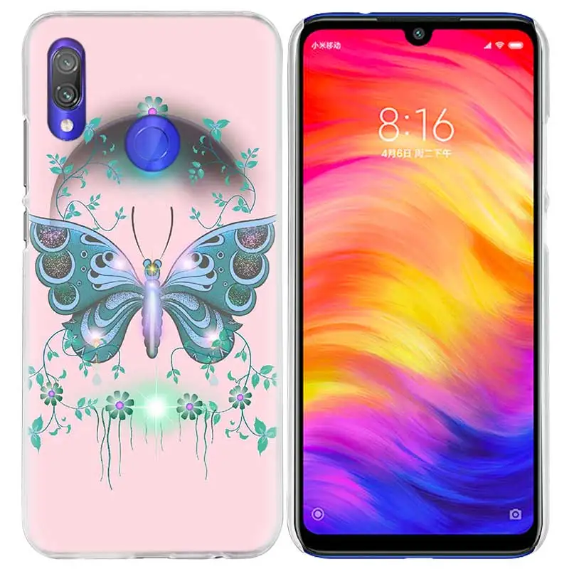 09 Чехол с мандалой и бабочкой для Xiao mi Red mi Go Note 7 6 6A Pro S2 5 4X mi A1 A2 9 mi x 3 5G 8 lite Play F1 жесткий чехол для телефона из ПК - Цвет: 09