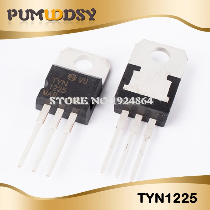 

10pcs/lot TYN1225RG TYN1225 thyristor 1200V 25A TO-220 IC