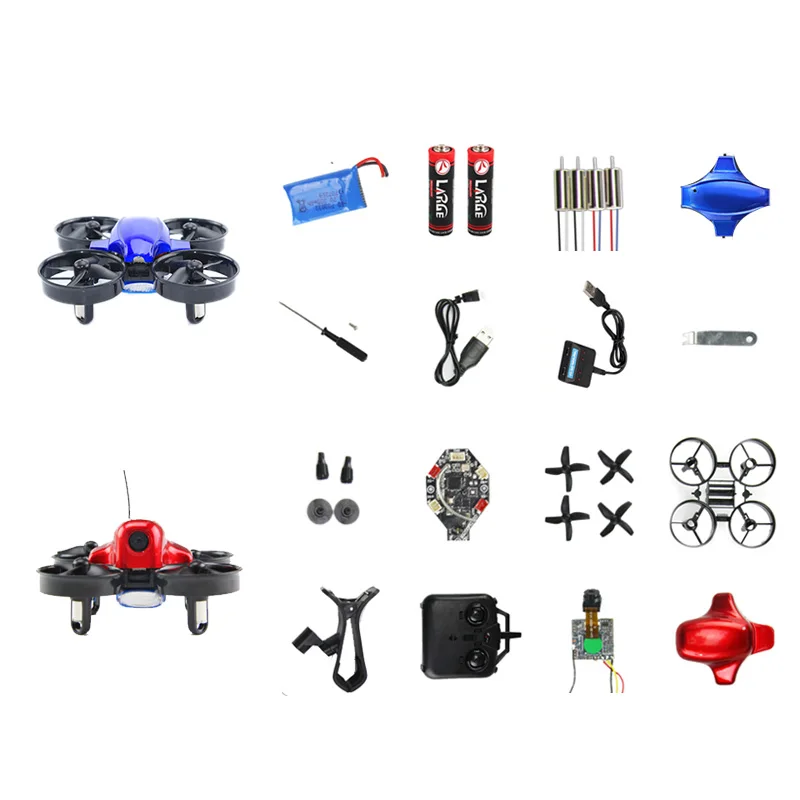 

DIY Assembled Remote Control Aircraft Assembled Four-axis Aircraft Mini Drone Complete Set of Aircraft Model Second Class