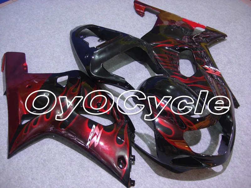 

For 01-03 Suzuki GSXR600 GSXR750 K1 K2 GSXR 600 750 Injection Motorcycle ABS Fairing Bodywork Kit 2001 2002 2003 Black Red
