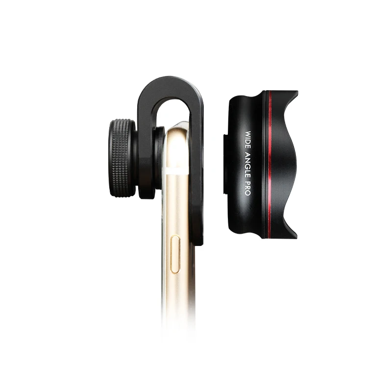 

18 mm Super Wide Angle Lens No Deformation Mobile Phones Front Back Fisheye lens Kits For iphone x Smartphone Microscope