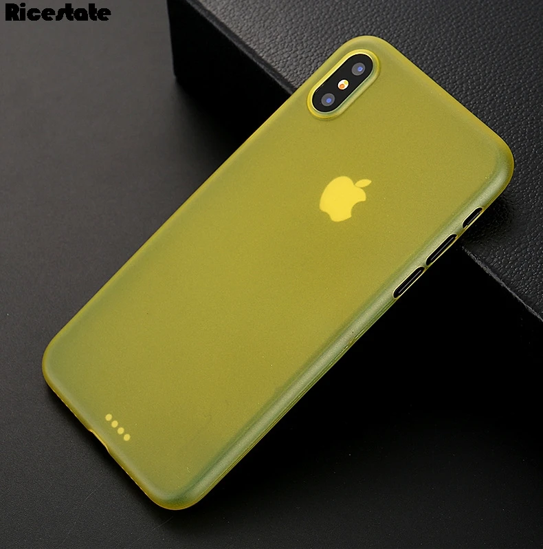 clear case iphone 13 Ricestate Brand 0.3mm Ultra Thin Case for iPhone X R X S MAX Back cover For iphone X XR XS MAX Matte Transparent Cover Case iphone 13 case leather