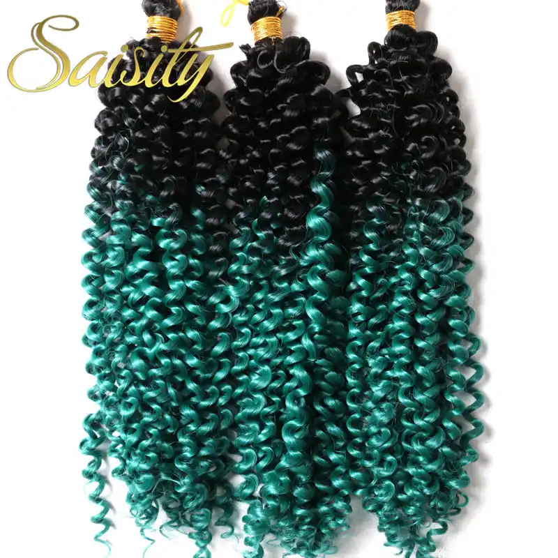 Saisity Bohème Cheveux Bouclés Pour Crochet Piano Couleur