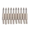 10pcs/pack 6.35mm Male Soldering Audio Connector 1/4