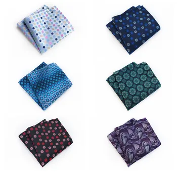 

Men's Business Party Dresses Decorative Pocket Towels 2020 Fashion New Polyester Material Fashion Floral Set Pocket Towel