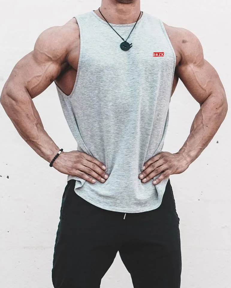 summer New Gym for Running training tank top cotton breathable sport sleeveless quick dry training tops Tank
