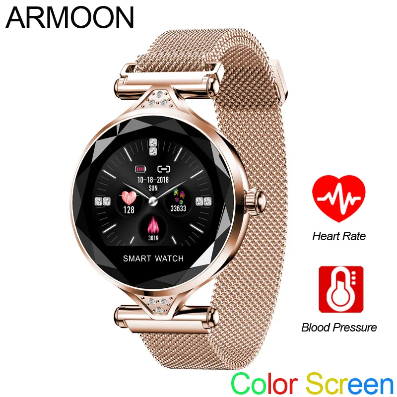 

Smart Watch H1 Women Lady Fashion Fitness Bracelet Heart Rate Sleep Monitor Blood Pressure Smart Band Color Screen Gift Watch