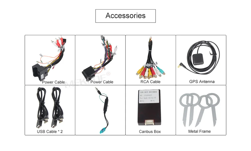 Excellent MEKEDE Android 9.1 2+32G Car Multimedia player  For  Audi A3 8P 2003-2012 S3 2006-2012 RS3 Sportback 2011 Radio GPS WIFI BT 16