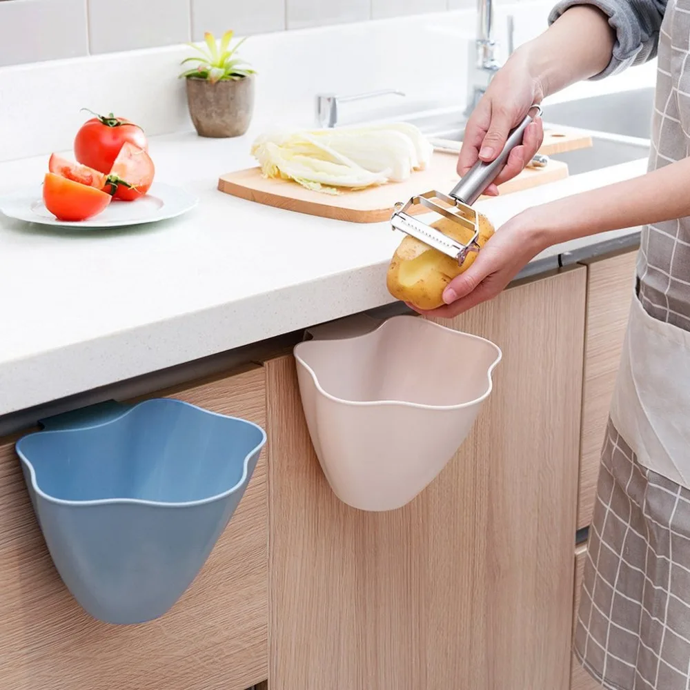 Kitchen Hanging Trash Household Bathroom Living Room Desktop Trash Bin