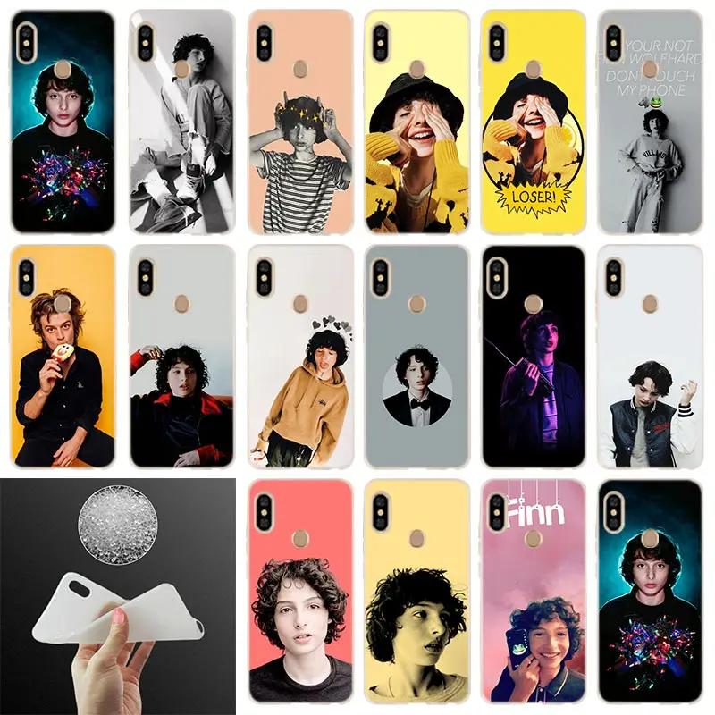 

Phone Case Finn Wolfhard Stranger Things For Xiaomi Redmi Note 7 6 5 4x redmi 7 6pro 6a s2 5a 4a 4x 5plus y3 Soft Cover Coque