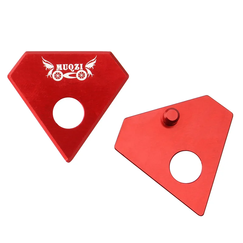 Diamond Red MUQZI Aluminum Alloy Child Balance Learning Slide M8 Flower Drum Safety Hook Piece Wheel Set Anti-Off Modification - Цвет: Diamond Red