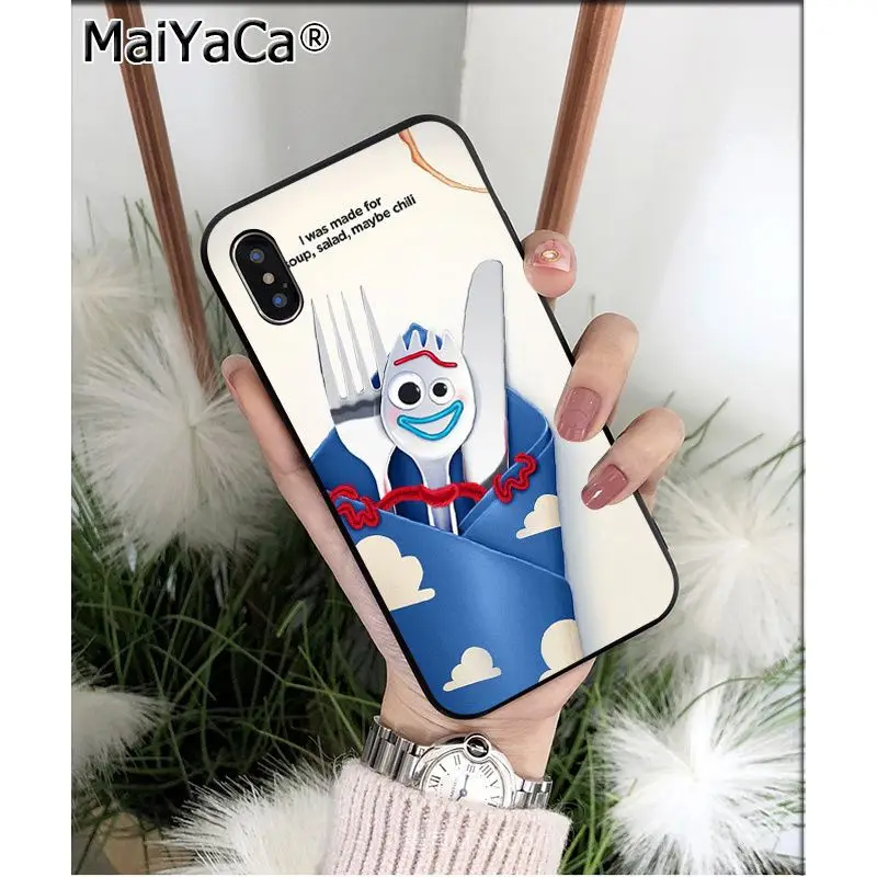 MaiYaCa мультфильм oy Story 4 Forky рукоделие принт рисунок чехол для телефона Apple iphone 11 pro 8 7 66S Plus X XS MAX 5s SE XR