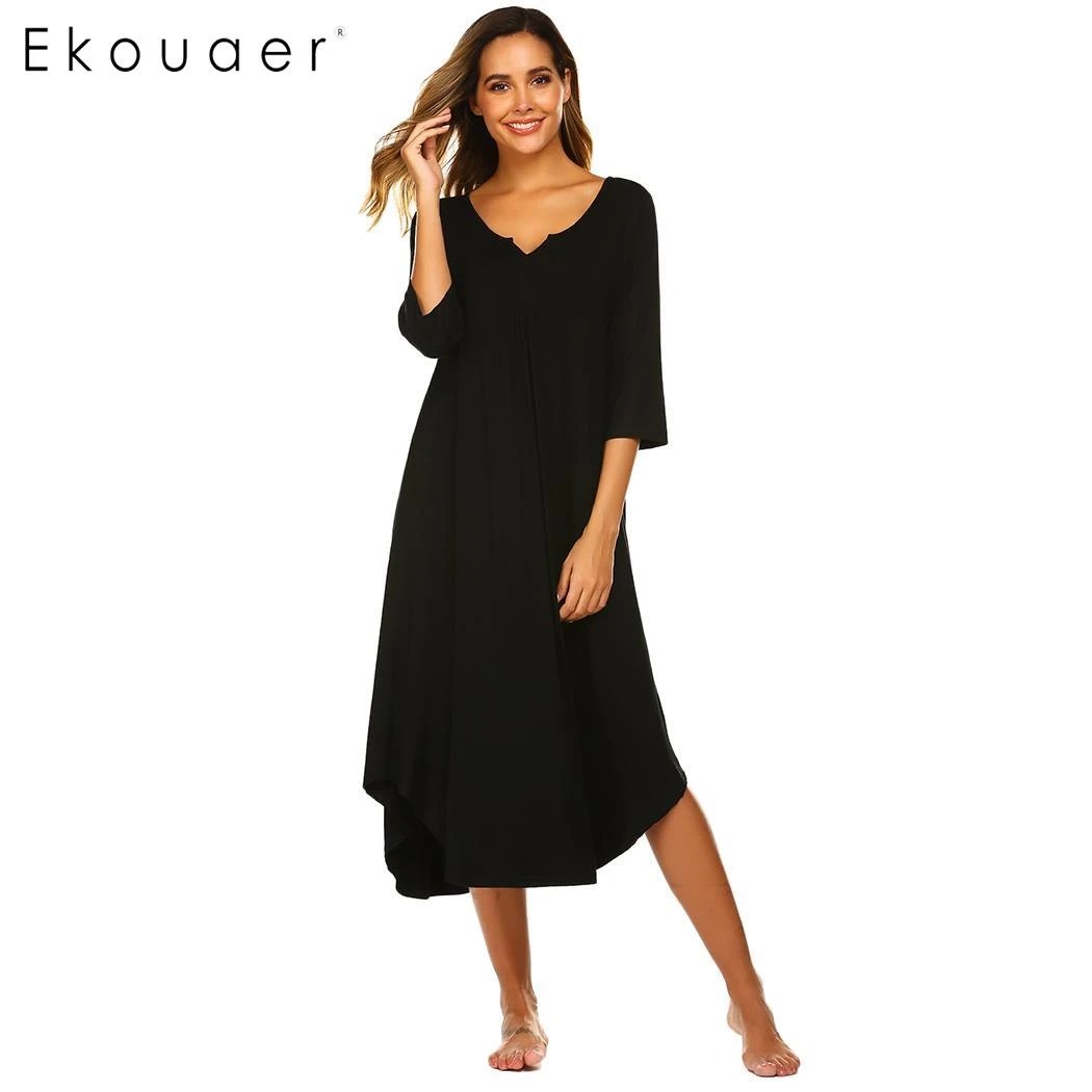 long rayon nightgowns