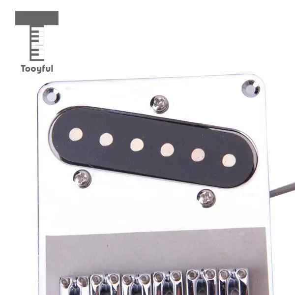Tooyful высокое качество хром 6 цинковый сплав седло Струнный мост звукосниматель аксессуар для Telecaster электрическая теле гитара серебро