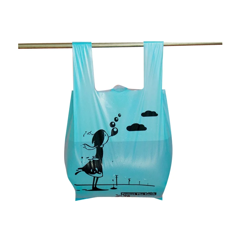 Plastic Shopping Bag with Handle Gift Craft Apparel Boutique