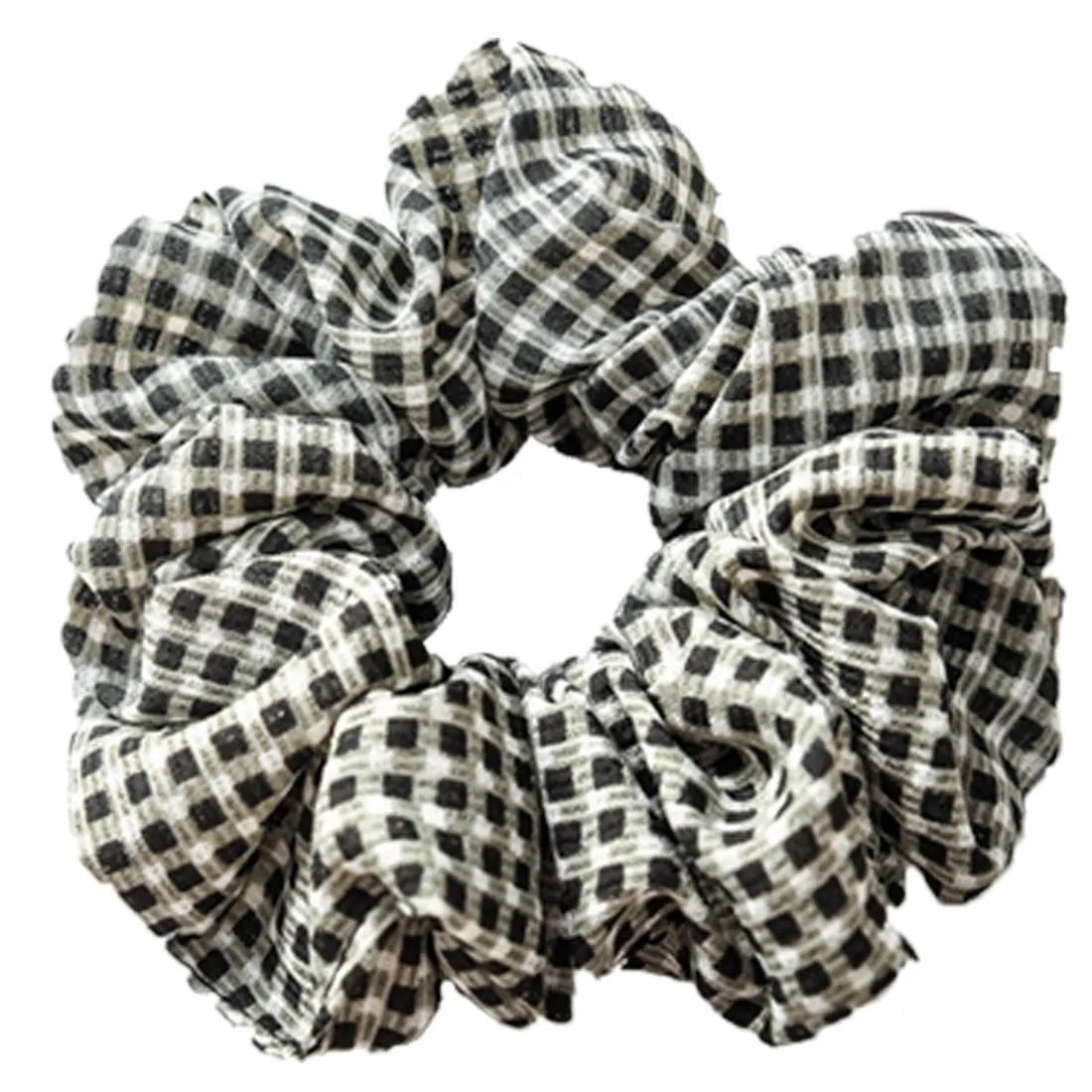 Wild hair band female striped wild color large intestine ring elastic band hair ring hair rope