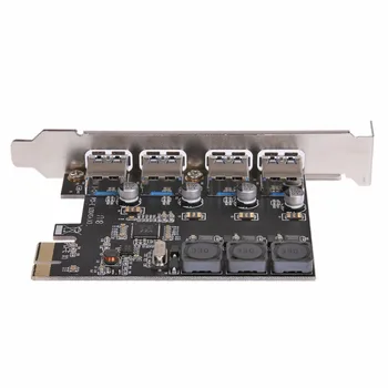 

USB 3.0 PCI express Expansion Card 4 port USB 3.0 PCI-e PCIe Adapter USB3.0 5 Gbps Speed For Desktop HUB Controller Adapter Card