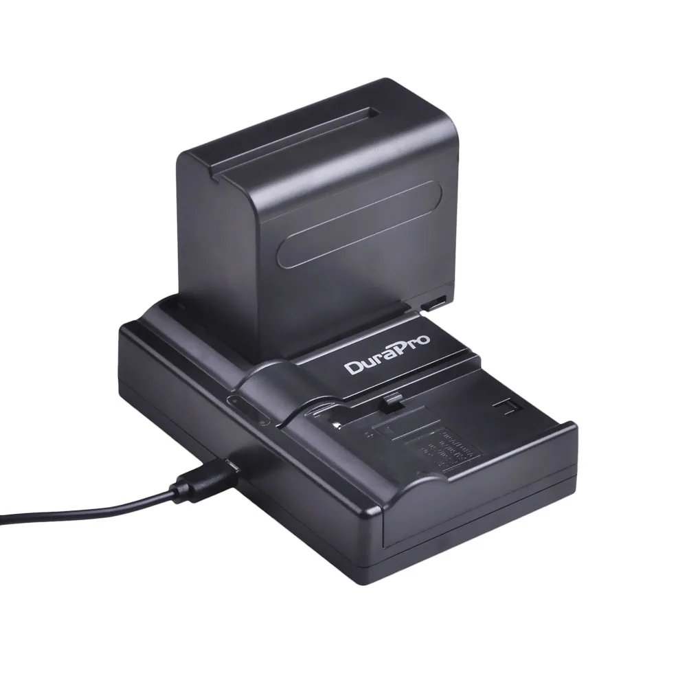 DuraPro 2 шт. 7200 мАч NP-F960 NP F970 F960 Перезаряжаемые Камера Батарея+ USB Зарядное устройство для SONY MVC-FD90 MVC-FD91 MVC-FD92