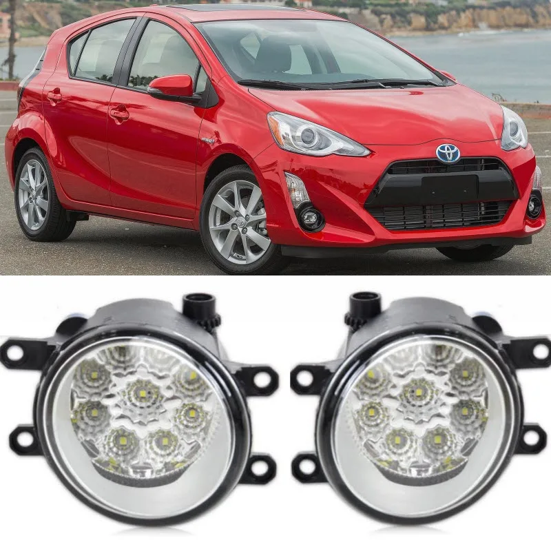 Автостайлинг для Toyota Prius C 2012-2017 9 штук Светодиодный s Противотуманные фары H11 H8 12 В