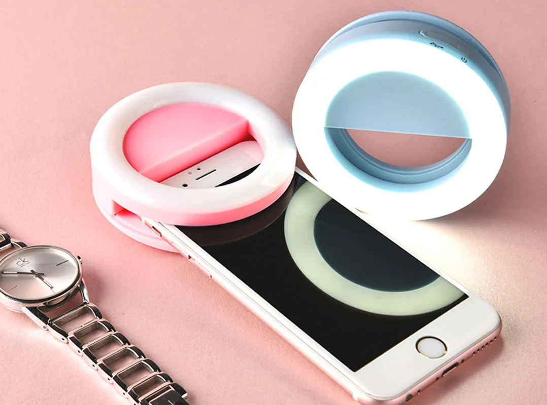 

Luxury GIFT Universal LED Flash Light Up Selfie Luminous Phone Ring case For huawei p8 p9 p10 lite plus honor 7 8 9 10 pro mate