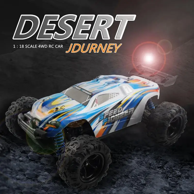2,4 GHz 4WD 1/18 высокоскоростной пульт дистанционного управления RC гоночный автомобиль внедорожный грузовик подарок - Цвет: B