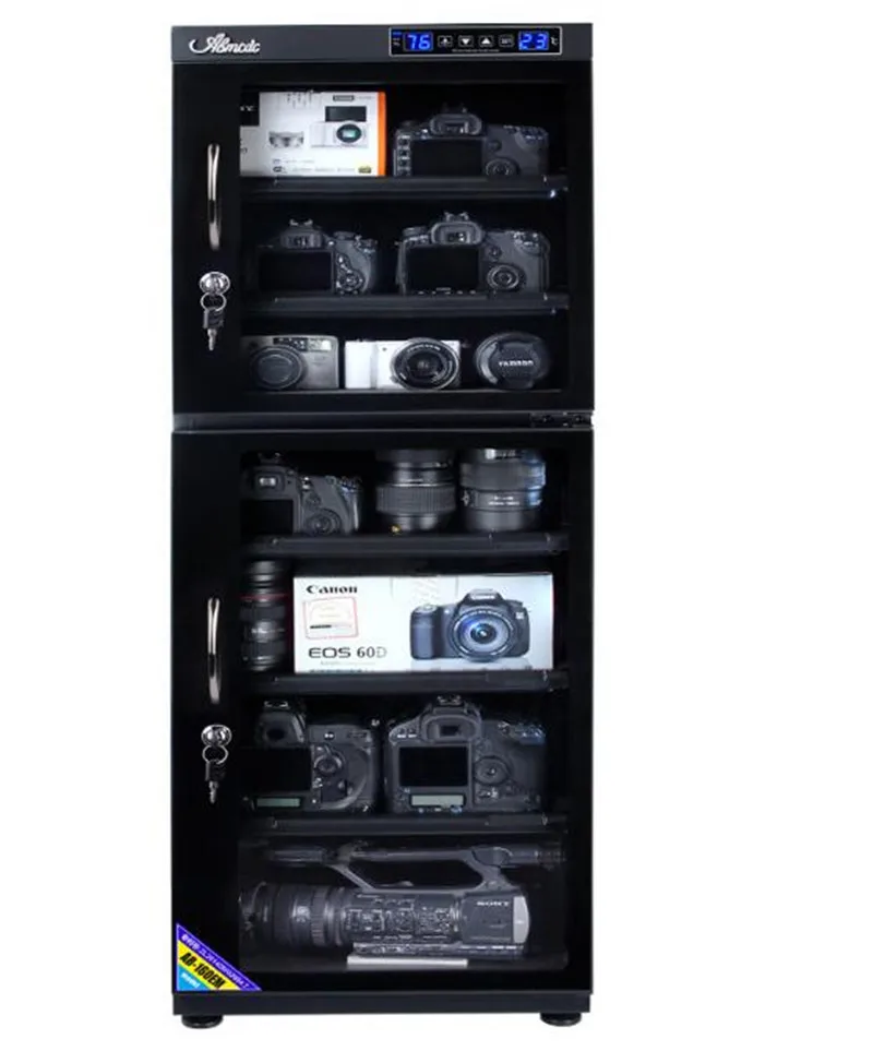 155L Automatic Humidity Control Dry Box for Lens Camera Equipment Storagein Tool Parts