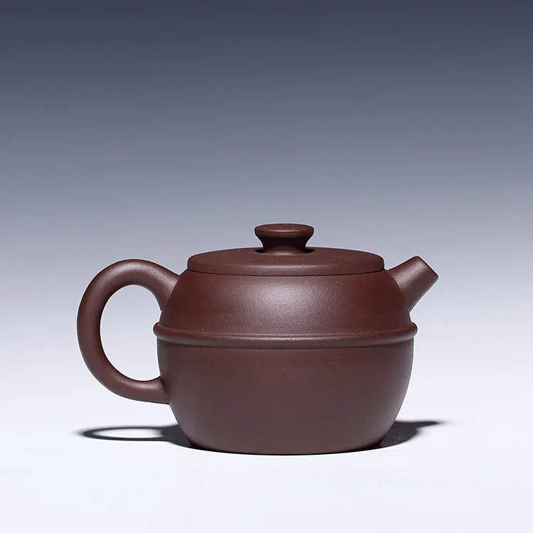 Сто Поверьте темно-красный эмалированный керамический чайник Yixing НЕОБРАБОТАННАЯ руда покупателей чистый полный ручной фиолетовый глина Талия мяч горшок