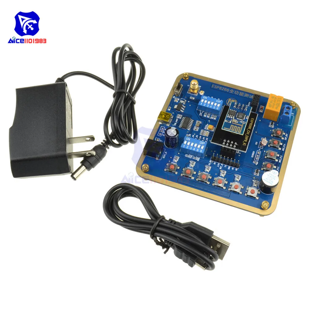 ESP8266 серия Wi Fi тестовая плата расширения для Arduino с ESP01 модуль штепсельная вилка