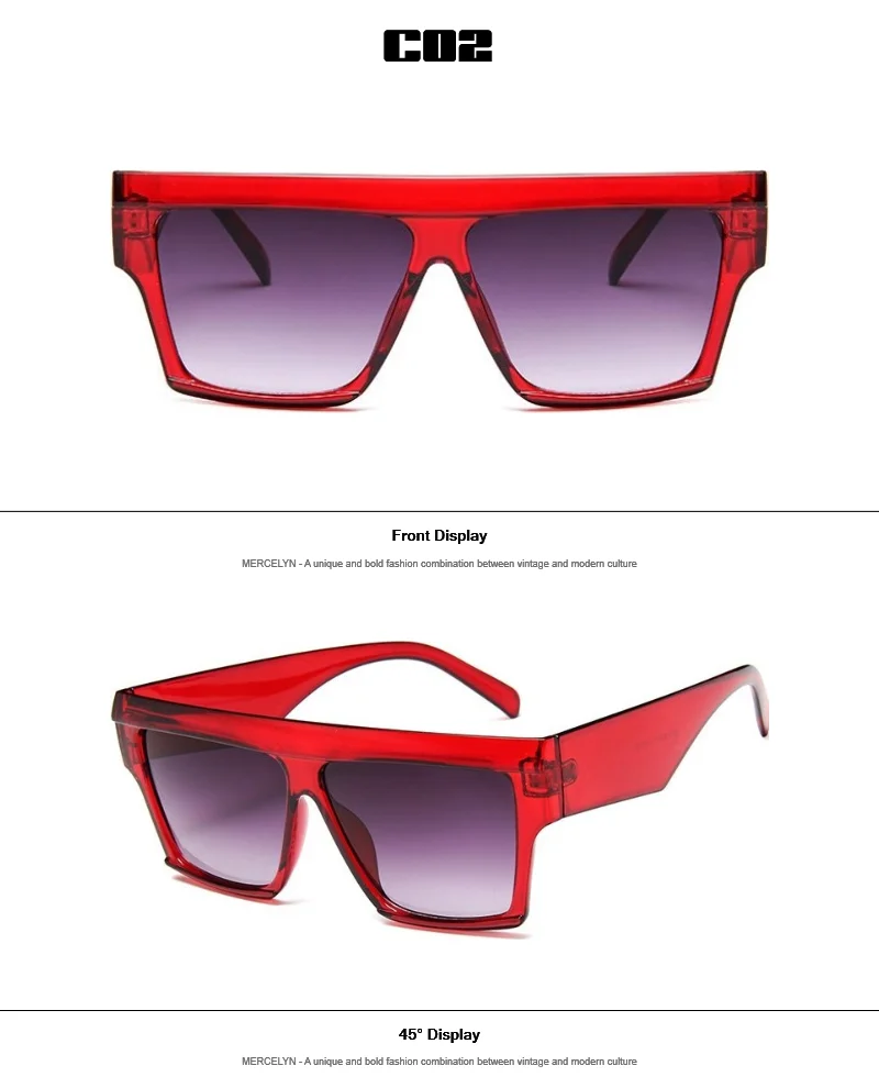 Новинка г. Классические негабаритных Квадратные Солнцезащитные очки Для мужчин Для женщин Роскошные модные унисекс дизайнерские очки