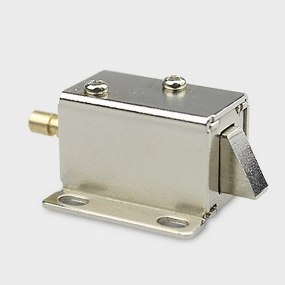 

DC 12V File Display Cabinet Drawer Latch Assembly Solenoid Electric Lock Fit For Desk Cabinet Window Or Safe Box